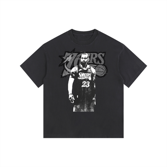 LEBRON X SIXERS VINTAGE TEE